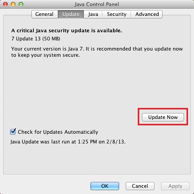 newest java for mac